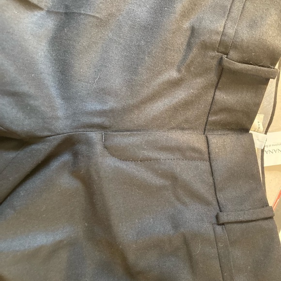 NWT Banana Republic Wool black lined slacks. - Picture 6 of 8